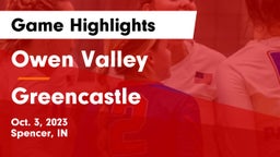 Owen Valley  vs Greencastle  Game Highlights - Oct. 3, 2023