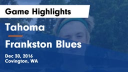 Tahoma  vs Frankston Blues Game Highlights - Dec 30, 2016