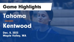 Tahoma  vs Kentwood  Game Highlights - Dec. 8, 2023