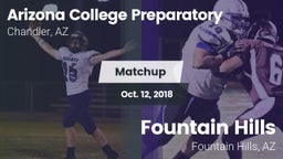 Matchup: Arizona College Prep vs. Fountain Hills  2017
