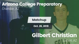 Matchup: Arizona College Prep vs. Gilbert Christian  2017