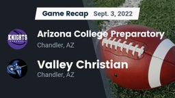 Recap: Arizona College Preparatory  vs. Valley Christian  2022