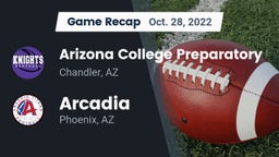 Recap: Arizona College Preparatory  vs. Arcadia  2022