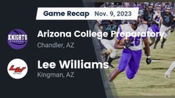 Recap: Arizona College Preparatory  vs. Lee Williams  2023