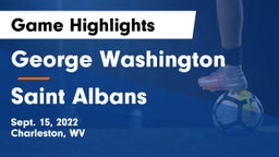 George Washington  vs Saint Albans Game Highlights - Sept. 15, 2022
