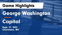 George Washington  vs Capital  Game Highlights - Sept. 27, 2022