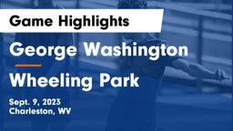 George Washington  vs Wheeling Park  Game Highlights - Sept. 9, 2023