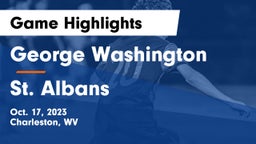 George Washington  vs St. Albans Game Highlights - Oct. 17, 2023