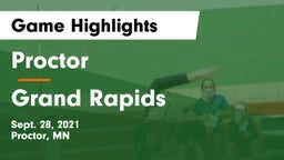 Proctor  vs Grand Rapids  Game Highlights - Sept. 28, 2021