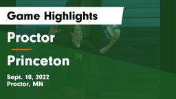 Proctor  vs Princeton  Game Highlights - Sept. 10, 2022