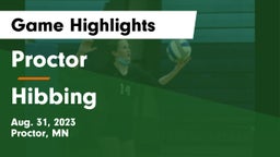 Proctor  vs Hibbing  Game Highlights - Aug. 31, 2023