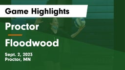 Proctor  vs Floodwood  Game Highlights - Sept. 2, 2023