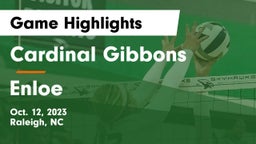 Cardinal Gibbons  vs Enloe  Game Highlights - Oct. 12, 2023