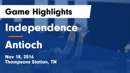 Independence  vs Antioch  Game Highlights - Nov 18, 2016