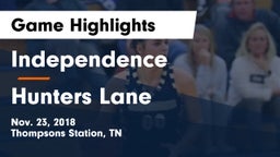 Independence  vs Hunters Lane  Game Highlights - Nov. 23, 2018