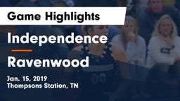 Independence  vs Ravenwood  Game Highlights - Jan. 15, 2019