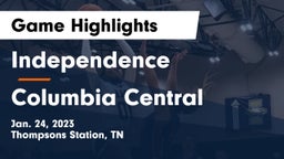 Independence  vs Columbia Central  Game Highlights - Jan. 24, 2023