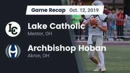 Recap: Lake Catholic  vs. Archbishop Hoban  2019