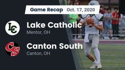 Recap: Lake Catholic  vs. Canton South  2020