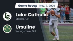 Recap: Lake Catholic  vs. Ursuline  2020