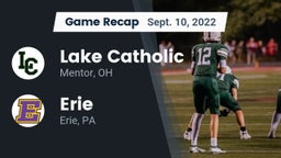 Recap: Lake Catholic  vs. Erie  2022