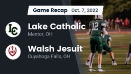 Recap: Lake Catholic  vs. Walsh Jesuit  2022
