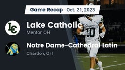 Recap: Lake Catholic  vs. Notre Dame-Cathedral Latin  2023