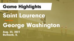 Saint Laurence  vs George Washington  Game Highlights - Aug. 23, 2021