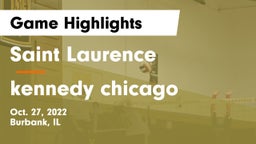 Saint Laurence  vs kennedy chicago Game Highlights - Oct. 27, 2022