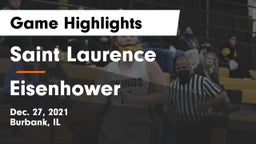 Saint Laurence  vs Eisenhower  Game Highlights - Dec. 27, 2021