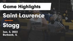 Saint Laurence  vs Stagg  Game Highlights - Jan. 3, 2022