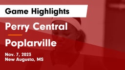 Perry Central  vs Poplarville  Game Highlights - Nov. 7, 2023