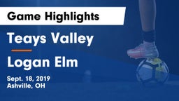 Teays Valley  vs Logan Elm Game Highlights - Sept. 18, 2019