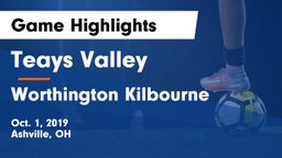 Teays Valley  vs Worthington Kilbourne  Game Highlights - Oct. 1, 2019