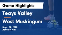 Teays Valley  vs West Muskingum  Game Highlights - Sept. 22, 2020