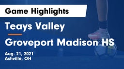 Teays Valley  vs Groveport Madison HS Game Highlights - Aug. 21, 2021