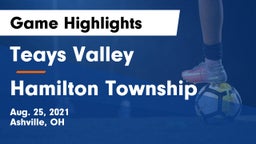 Teays Valley  vs Hamilton Township  Game Highlights - Aug. 25, 2021