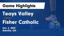 Teays Valley  vs Fisher Catholic  Game Highlights - Oct. 3, 2022