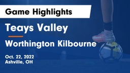 Teays Valley  vs Worthington Kilbourne Game Highlights - Oct. 22, 2022