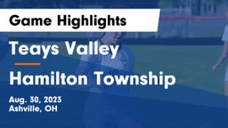 Teays Valley  vs Hamilton Township  Game Highlights - Aug. 30, 2023