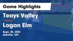 Teays Valley  vs Logan Elm  Game Highlights - Sept. 20, 2023