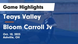 Teays Valley  vs Bloom Carroll Jv  Game Highlights - Oct. 10, 2023