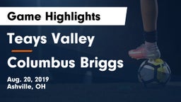 Teays Valley  vs Columbus Briggs Game Highlights - Aug. 20, 2019