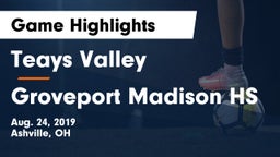 Teays Valley  vs Groveport Madison HS Game Highlights - Aug. 24, 2019