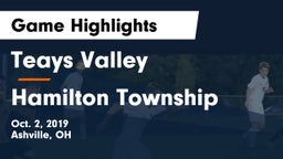 Teays Valley  vs Hamilton Township  Game Highlights - Oct. 2, 2019