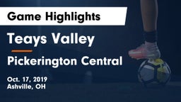 Teays Valley  vs Pickerington Central  Game Highlights - Oct. 17, 2019
