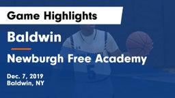 Baldwin  vs Newburgh Free Academy  Game Highlights - Dec. 7, 2019