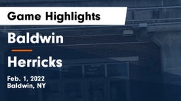 Baldwin  vs Herricks Game Highlights - Feb. 1, 2022