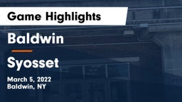 Baldwin  vs Syosset  Game Highlights - March 5, 2022