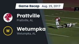 Recap: Prattville  vs. Wetumpka  2017